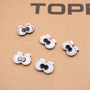 DIY cartoon resin craft eyes with long eyelashes for phone case and hair accessories decoration