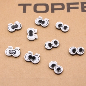 Cartoon Toy Eyes Resin Plastic Eyeballs For DIY Handmade Doll Making Craft Supplies Cute Black And White Eye Accessories
