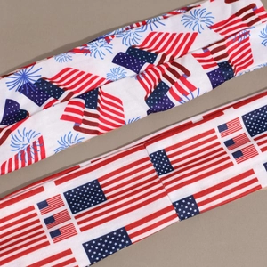 Bandeaux USA Fête de l'Indépendance avec motifs étoiles et rayures pour le yoga