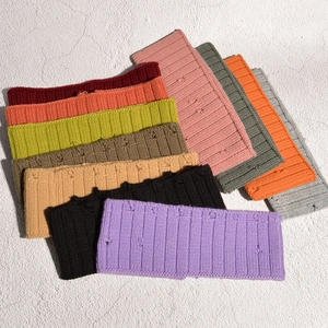 Bandeaux en maille de coton chic en 11 couleurs acidulées pour le coiffage des cheveux