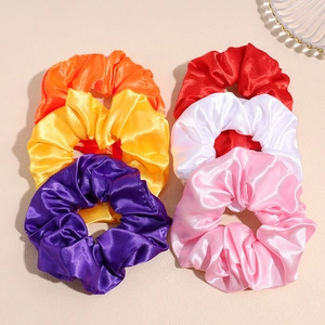 Scrunchies in Raso Luminosi a LED Elastici per Capelli in Raso Neon Luci per Festa Matrimonio Donna Ragazza Accessori