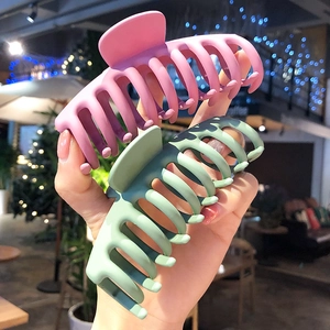 Large Matte Acrylic Hair Claw Clip Nonslip Strong Hold Hair Clamp For Thick Hair Women Girls Vintage Ins Styling Accessories