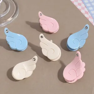Mini Pinces à Cheveux Douces en Aile d'Ange pour Femmes Strass Petites Barrettes Fille Accessoires de Coiffure Style Frais