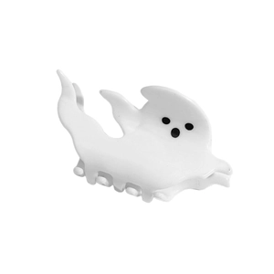 Pince à cheveux fantôme blanche en acrylique pour coiffure de fête d'Halloween