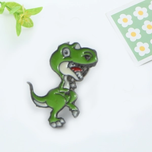 Pin's en Émail Dosaure de Dessin Animé Broche Animal en Alliage Mignon Badge de T-Rex Stégosaure pour Vêtements Sacs Chapeaux Femme Homme Bijoux Cadeau