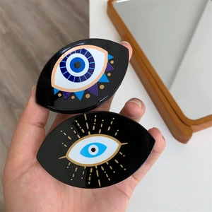 Pinza per Capelli in Acetato Malocchio Nazar Accessori Capelli Donna Ragazza Misterioso Strumento per lo Styling Festa Halloween