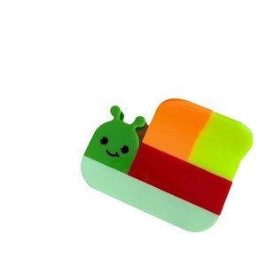 Pince à cheveux créative en forme d'escargot en acétate coloré pour un style élégant