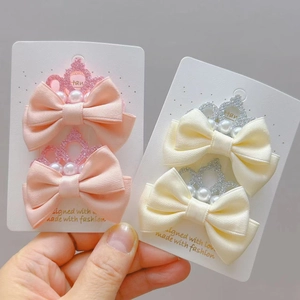 Pinces à Cheveux Nœud Couronne Künstliche Perles d'Imitation Pour Filles Épingles Princesse Fait Main Coiffe Mariage Fête
