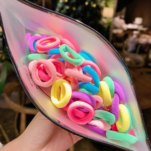 Colorful high elasticity hair bands set in macaron colors for women and kids