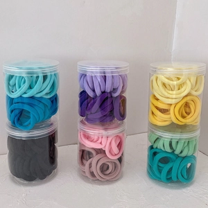 Élastiques À Cheveux Sans Couture À Haute Élasticité Pour Femmes Filles Ensemble Multicolore Bandeaux À Cheveux Sans Dommage Pour Cheveux Épais Coiffure Quotidienne