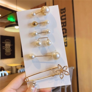 Lot de 6 broches perles et épingles à nourrice pour ajuster la taille des vêtements