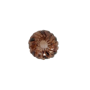 Amber tortoiseshell bird nest hair clip with retractable design for ponytail styling