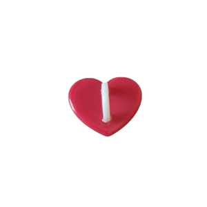 Pink heart-shaped acrylic phone accessory with white hook and 3M adhesive backing
