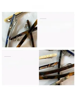 Macro detail of acetate hair clips showing tortoiseshell and marble texture patterns