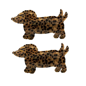 French Retro Acetate Leopard Print Dog Hair Claw Clip For Women High End Versatile Shark Clip Fashion Hair Accessories