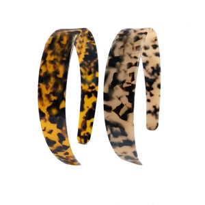 Französischer Stil Acetat Breiter Haarreif Für Damen Eleganter Schildpatt Leopard Kopfschmuck Mode Haarschmuck