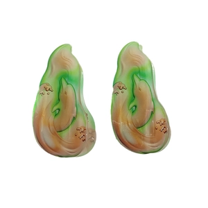 Pince à Cheveux Style Français Dauphin Vague Acrylique Dégradé Translucide Pince Crabe Pour Femme Accessoire Coiffure