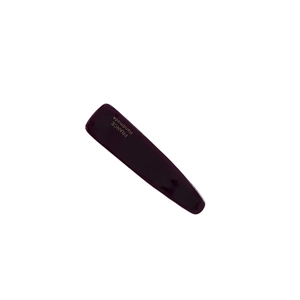 Deep purple acetate teardrop hair clip with golden France Handmade lettering