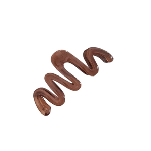 Elegant amber wave hair claw clip for women featuring a translucent resin finish