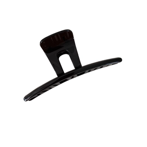 Pince à cheveux longue noire élégante de style français minimaliste pour femmes