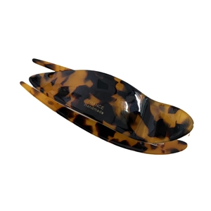 French handmade tortoiseshell acetate hair claw clip for thick hair styling