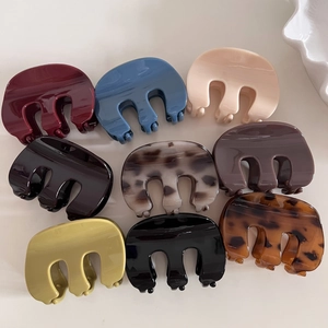 Lot de 9 pinces à cheveux de style français en couleurs assorties pour coiffures chic