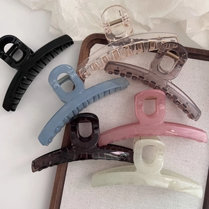 Lot de grandes pinces à cheveux de 13cm aux couleurs gelée élégantes pour femme