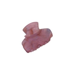 Pink and purple marble texture acetate hair claw clip with star shimmer for half-up hairstyles