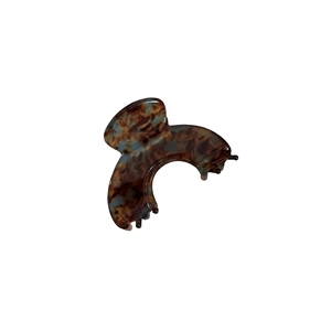 French style tortoiseshell pattern hair claw clip for elegant half-up hairstyles