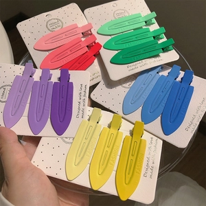 Pinces à Cheveux Duckbill Sans Couture Mates Pour Femmes Filles Lettre Fashion Barrettes de Coiffage Quotidien Accessoires Cheveux