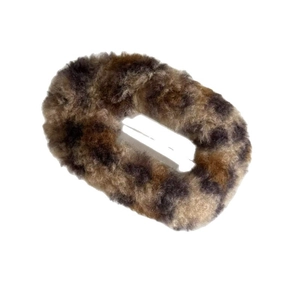 Plüsch Haarspange mit Leopardenmuster aus weichem Kunstfell für Damen Haarschmuck