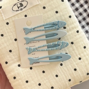 Fermagli per Capelli a Forma di Pesce in Metallo Opaco a Becco d'Anatra per Donna Dolci Forcine con Motivo a Tema Oceano Accessori
