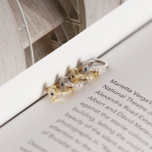 Gros plan de boucles d'oreilles en argent S925 avec zircone sur des pages de livre