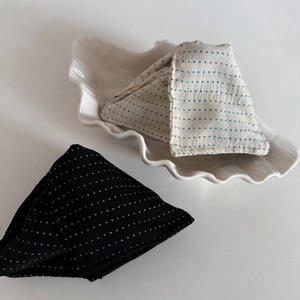 Elegante Pinza per Capelli in Satin a Pois per Donna Vintage Triangolo Squalo Clip Grandi Accessori per Capelli Antiscivolo
