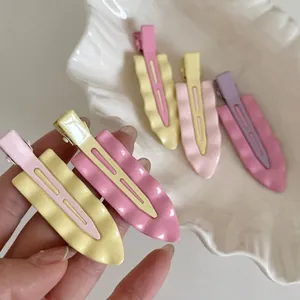 Dolci Fermagli per Capelli a Onda per Donna Ragazza Colore a Contrasto Metallo Senza Traccia Clip per Frangia Accessori Capelli