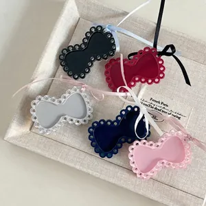 Elegant French Style Bow Knot Acetate Hair Clip For Women Unique Cutout Ribbon Duckbill Clip Fashion Vintage Sweet Hairpin