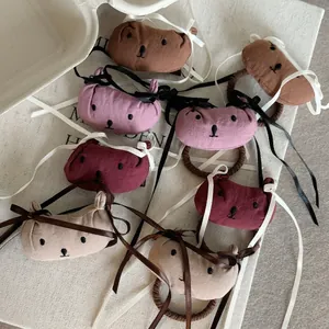 Élastiques à cheveux mignons en peluche ours style coréen pour filles en plusieurs couleurs