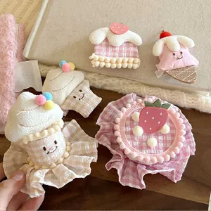 Détails de pinces à cheveux mignonnes en forme de glace et cupcake avec dentelle