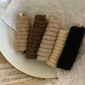 Handmade Yarn Wrapped Spring Hair Clip For Women Minimalist Autumn Winter Braid Tool Hair Accessories Elegant Commuter Hairclip