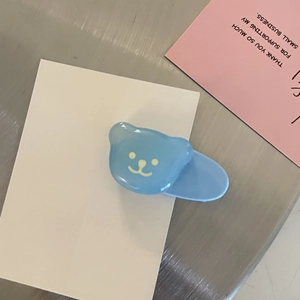 Niedliche hellblaue Bären Haarspange für Damen mit minimalistischem Design-Ästhetik
