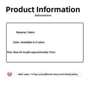 Specifications of French green satin crystal bow hair clip with fabric and 15cm size info