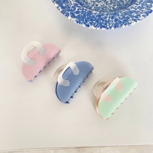 Handbag Shape Acrylic Hair Claw Clip For Women Fresh Style Large Catch Barrette Handmade Geometric Hair Grip Accessories