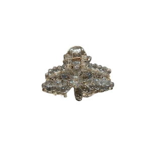 Serre-tête tressé exquis en cristal avec strass étincelants et accents en métal doré