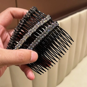 Set di tre pettini per capelli di lusso con cristalli scintillanti per acconciature eleganti
