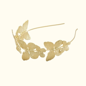 Western Style Metal Butterfly Headband Personalized Alloy Hair Hoop Fashion Hair Accessories For Women Party Photography