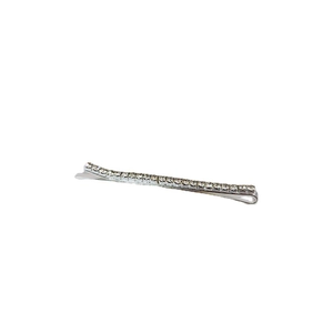 Sparkling silver rhinestone bobby pin hair clip for women with elegant crystal inlay