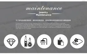 Detailed jewelry maintenance guide for bridal crown with cleaning icons and instructions