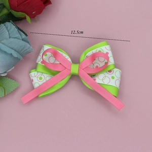 Serre-tête nœud à motifs floraux pour filles, accessoire doux de 12,5 cm