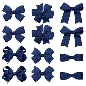 Barrettes à Cheveux Nœud en Ruban Gros-grain Pour Filles Épingles à Cheveux Papillon Queue d'aronde Accessoires de Coiffure Doux pour Enfants