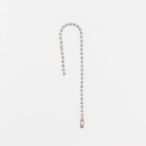 Professional silver metal bead chain connector with ball link for jewelry making